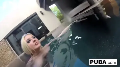 Lynn Vega And Leya Falcon - Leya And Lynn Have A Lesbian Romp In A Pool