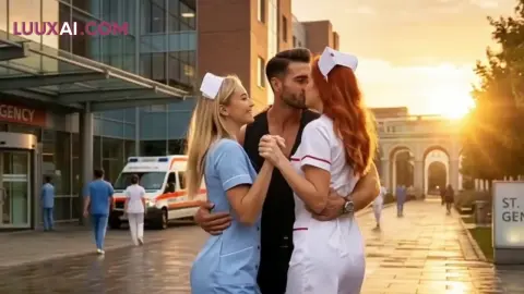 Amazing Group Sex Scene Set In A Medical Facility AI Created
