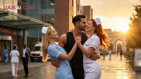 Amazing Group Sex Scene Set In A Medical Facility AI Created