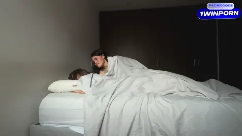 Two Lesbians Give Each Other Passionate Kisses In The Blondes Husbands Bed