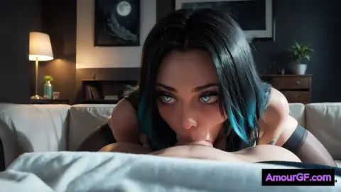 3D Goth Girl’s Pale Ass Spread Wide, Fucked Deep On Altar AI