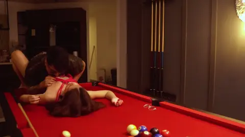 Inviting A Escort At My Free Day And Fuck Her Over The Pool Table