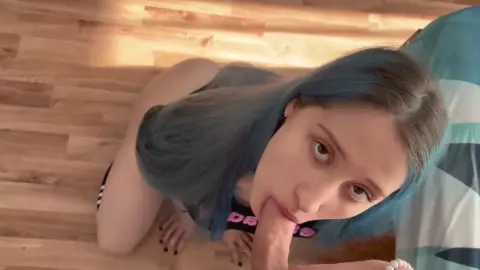 Sexy Big Natural Tits Blue Hair Teen Tight Pussy Fucked Hard (18+)
