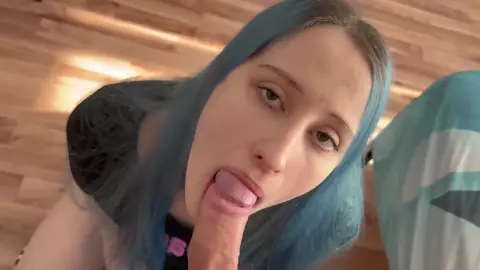 Sexy Big Natural Tits Blue Hair Teen Tight Pussy Fucked Hard (18+)